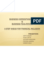 Business Correspondents & Business Facilitators A Step Ahead For Financial Inclusion