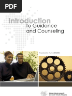 Introduction To Guidance and Counselling