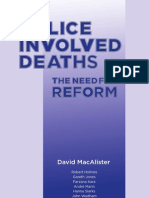 2012 Police Involved Deaths: The Need For Reform