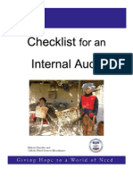 Internal Audit Checklist