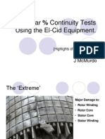 Rotor Bar Continuity Testing With The El CID