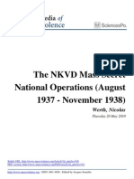 NKVD Mass Secret Operations