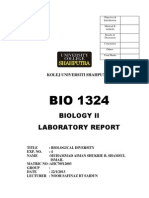 Experiment Biological Diversity