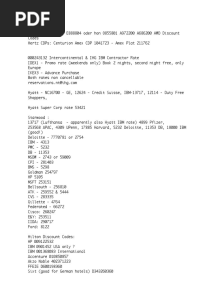 Hotel Corporate Codes
