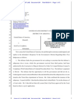 UNITED STATES DISTRICT COURT DISTRICT OF ARIZONA United States of America, Vs Jared Lee Loughner