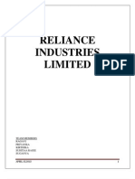 Reliance Industries Limited: Team Members Ragavi Priyanka Kirthika Suhitaa Rajee Suganya