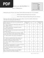 Al Anon Tools Questionnaire