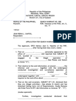 Legal Forms - Application For Search Warrant, Cert., Joint Affidavit