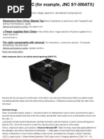 Repair SMPS PC (For Example, JNC SY-300ATX) - Repair and Renovation - Blogs Electronics