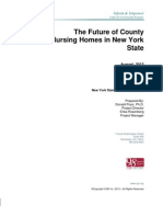 The Future of County Nursing Homes in New York State: August, 2013