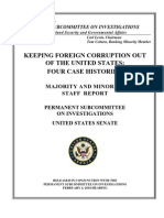 Foreign Corruption Us Senate Report