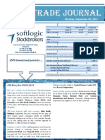 Daily Trade Journal - 09.09.2013