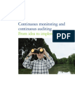 Monitoring and Continuous Auditing 