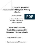 Issues and Concerns Related To Assessment in Malaysian