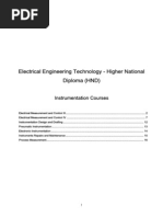 Electrical Engineering Technology - Higher National Diploma (HND)