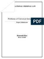 Problems and Dangers of Universal Jurisdiction