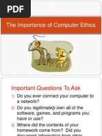 1-Importance of Computer Ethics