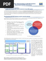 Fact Sheet - Benchmarking of SAP BW Systems Benchmark Institute Wuerzburg