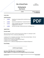 Grand Prairie, TX City Council Meeting Agenda 05-20-2014 (Includes April 15, 2014 Minutes)