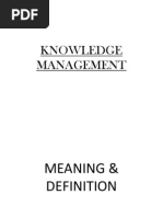 Knowledge MGMT