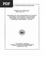 Treaty - United States and Abyssinia (Ethiopia) .