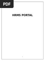 HRMS Portal (Synopsis)