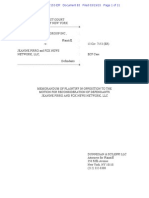 Memorandum of Plaintiff in Opposition To The Motion For Reconsideration of Defendants Jeanine Pirro and Fox News Network, LLC