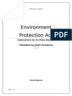 Environment Protection Act in Relation To Health Law