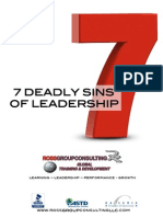 7 Deadly Sins of Leadership