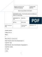 Axial Load and Deflection in Spring