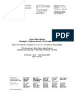 Universal Jurisdiction - Meeting The Challenge Through NGO Cooperation