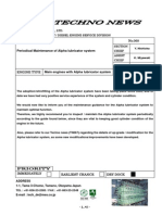 Maintenance of Alpha Lubricator System