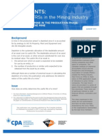 Viewpoints Depletion of A Mine in The Production Phase Useful Life of The Mine August 2011