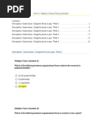 13 Fin571 Complete Practce Quizzes