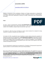 Case 1francisco v. House or Rep., G.R. No. 160261, Nov. 10, 2003 - Summary