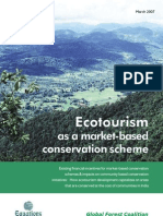 Ecotourism As A Market-Based Conservation Scheme