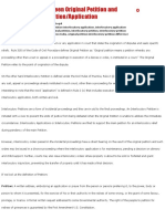 Differences Between Original Petition and Interlocutory Petition - Application - Advocate Chenoy Ceil