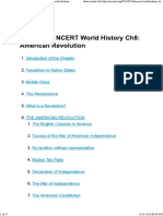 Mrunal Old NCERT World History Ch8 - American Revolution PDF