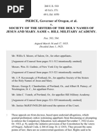 Pierce v. Society of Sisters, 268 U.S. 510 (1925)