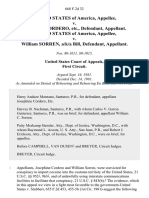 United States v. Josephine Cordero, Etc., United States of America v. William Sorren, A/K/A Bill, 668 F.2d 32, 1st Cir. (1982)