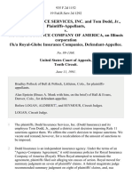 Dodd Insurance Services, Inc. and Tom Dodd, Jr. v. Royal Insurance Company of America, An Illinois Corporation F/k/a Royal-Globe Insurance Companies, 935 F.2d 1152, 10th Cir. (1991)