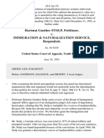 Hartmut Gunther Stolp v. Immigration & Naturalization Service, 59 F.3d 179, 10th Cir. (1995)