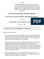 Norman Richardson v. Owen Sully and Tom Dailey, 19 F.3d 34, 10th Cir. (1994)