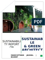 Sustainabili Ty Report ON: Sustainab LE & Green Architect