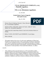 Middlesex Mutual Insurance Company v. Stuart Levine, 675 F.2d 1197, 11th Cir. (1982)