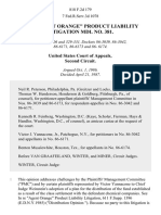 In Re "Agent Orange" Product Liability Litigation MDL No. 381, 818 F.2d 179, 2d Cir. (1987)