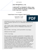 Jackie McDowell v. Philadelphia Housing Authority (Pha) John White Barry Miller Jackie McDowell and The Certified Class Whom She Represents, 423 F.3d 233, 3rd Cir. (2005)