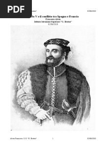 L'impero Di Carlo V e Il Conflitto Tra Spagna e Francia