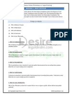 Writ Petition Drafting