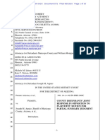 Puente - Arizona - Et - Al - v. - Arpai RESPONSE To Motion Re MOTION For Summary Judgment County Defendants' Joint Response in Opposition To Plaintiffs' Motion For Partial Summary Judgment